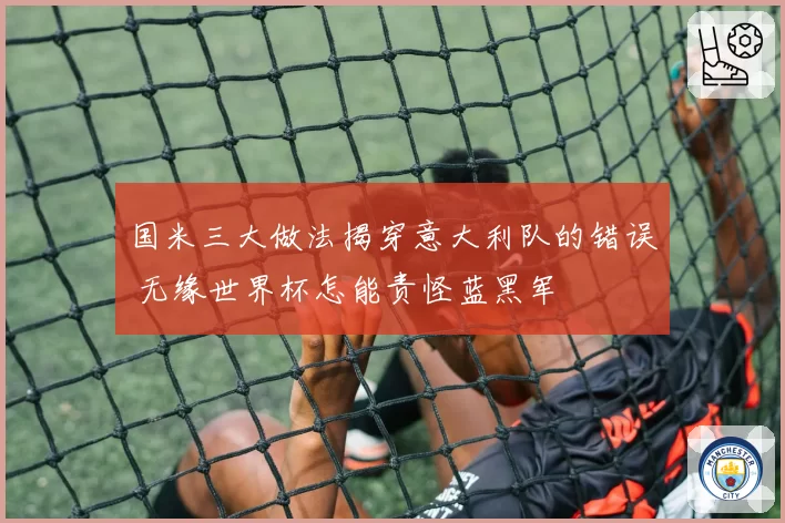 国米三大做法揭穿意大利队的错误 无缘世界杯怎能责怪蓝黑军